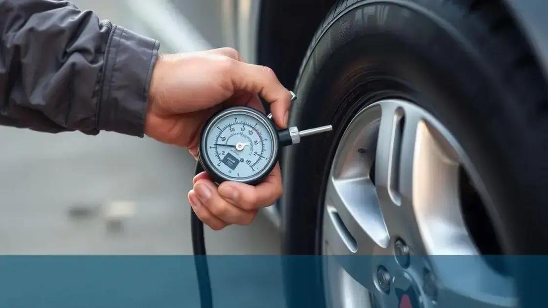 Como verificar a pressão e o desgaste dos pneus Como verificar a pressão e o desgaste dos pneus