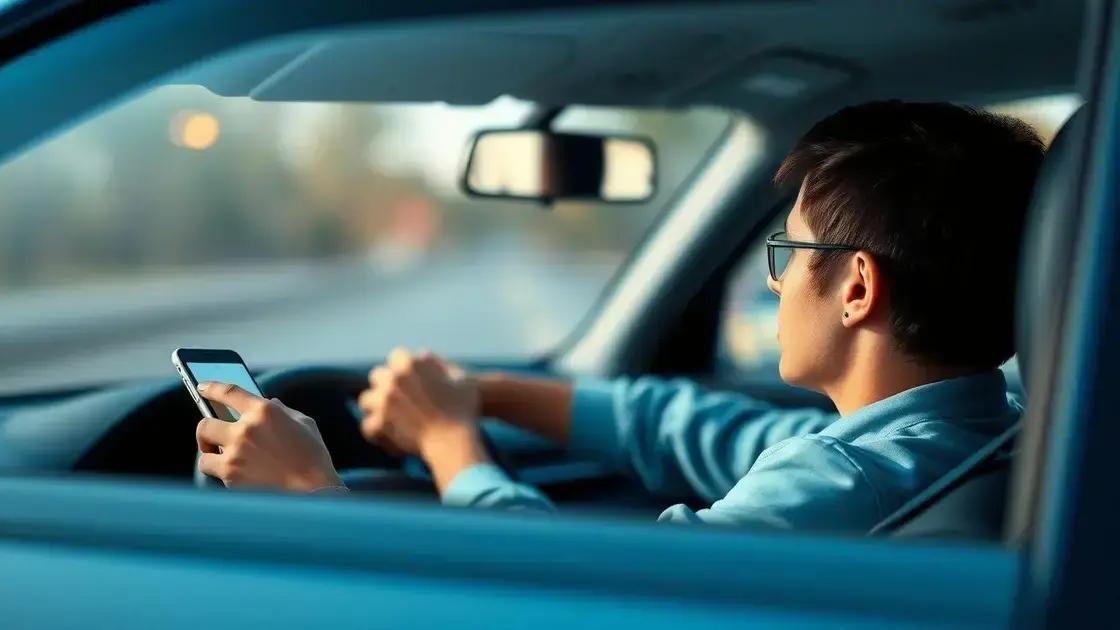 Como evitar distrações ao dirigir Como evitar distrações ao dirigir