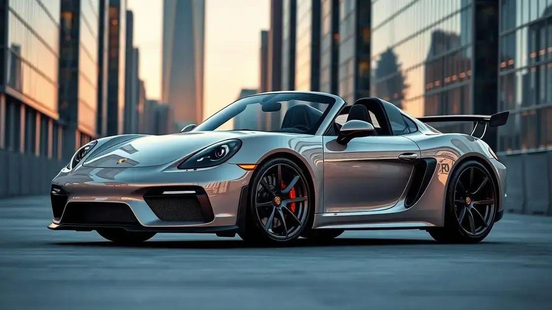 Design e características do Porsche 718 Spyder RS Design e características do Porsche 718 Spyder RS