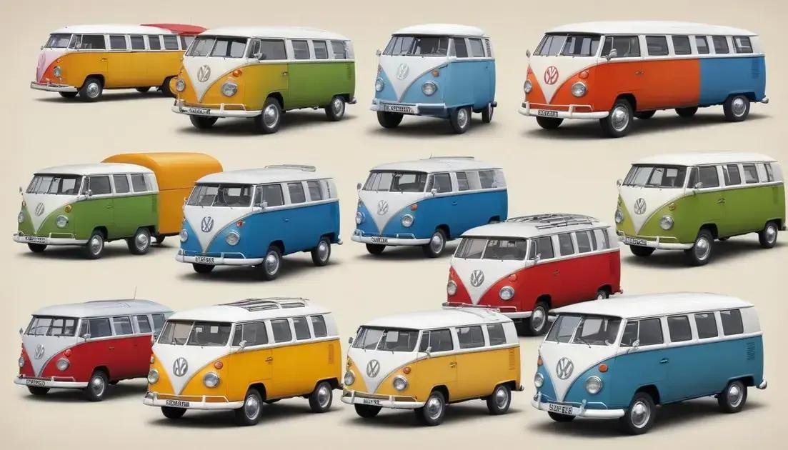 Principais marcos na evolução da Kombi Principais marcos na evolução da Kombi