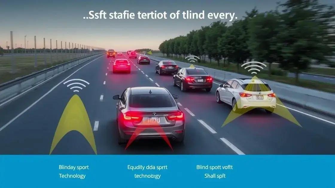 Tecnologias para monitoramento de ponto cego Tecnologias para monitoramento de ponto cego