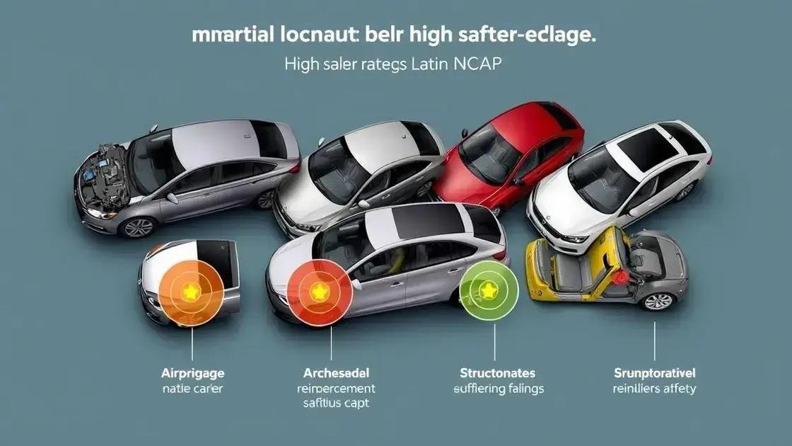 Veículos que se destacaram na avaliação Latin NCAP Veículos que se destacaram na avaliação Latin NCAP