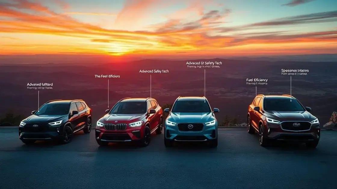 Principais SUVs que conquistarão o mercado em 2025 Principais SUVs que conquistarão o mercado em 2025