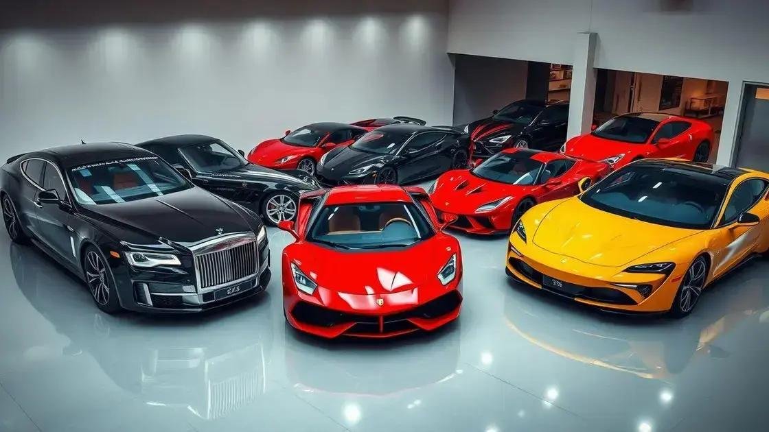 Principais marcas e modelos de carros luxo Principais marcas e modelos de carros luxo