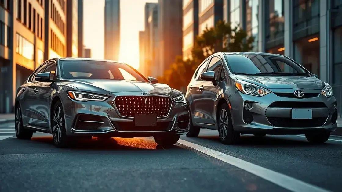 Comparativo: carros luxo x carros comuns Comparativo: carros luxo x carros comuns