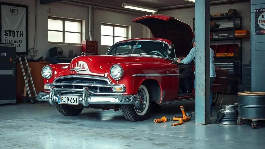 Dicas para manter e valorizar seu carro clássico Dicas para manter e valorizar seu carro clássico