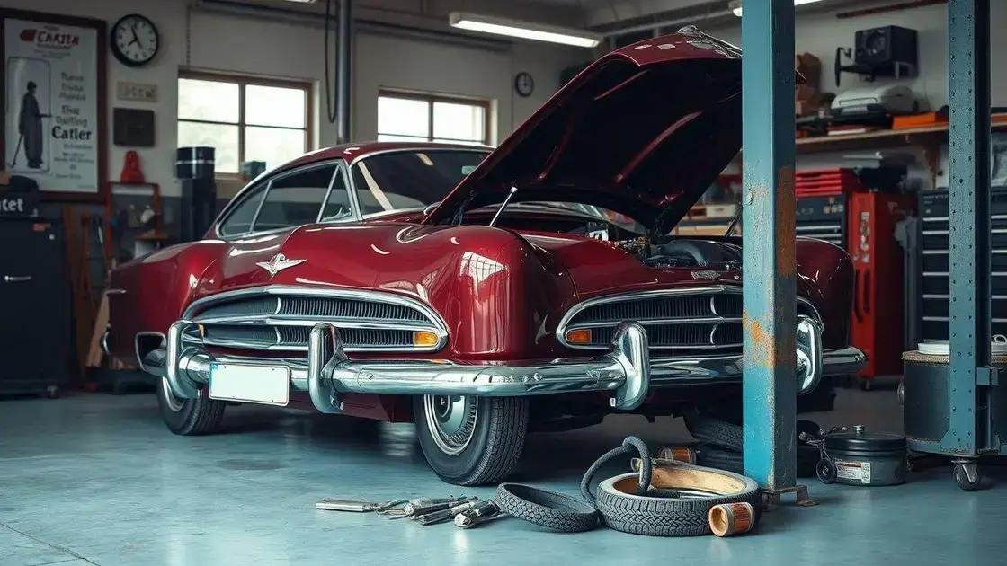 Importância da manutenção regular em veículos clássicos Importância da manutenção regular em veículos clássicos