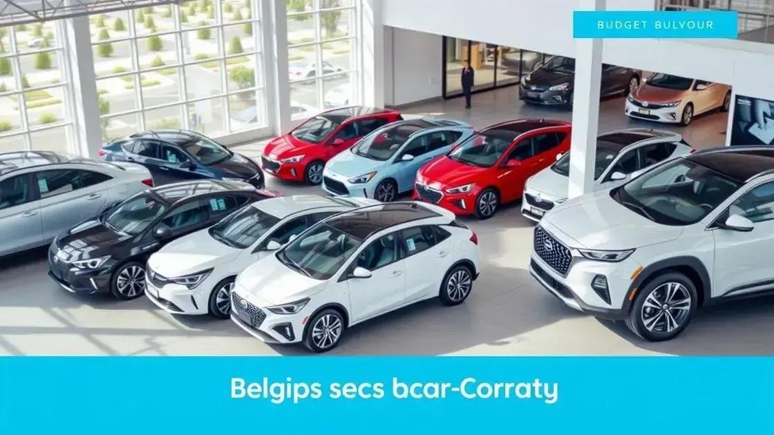 Principais características dos carros custo-benefício em 2025