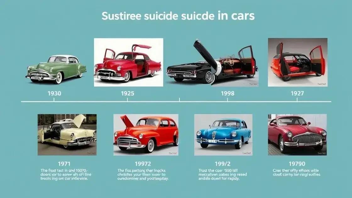 História e origens das portas suicida História e origens das portas suicida