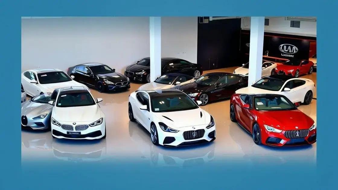 Onde encontrar carros de luxo seminovos à venda Onde encontrar carros de luxo seminovos à venda