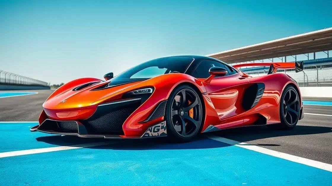 As principais características de um superesportivo