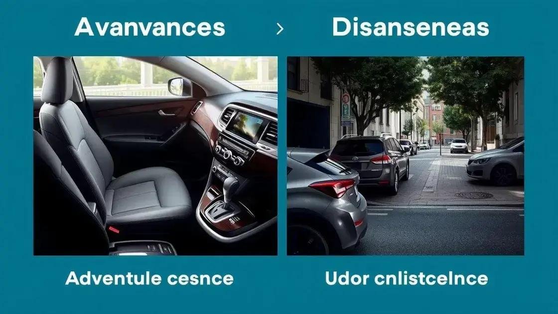 Vantagens e desvantagens dos sedãs médios Vantagens e desvantagens dos sedãs médios