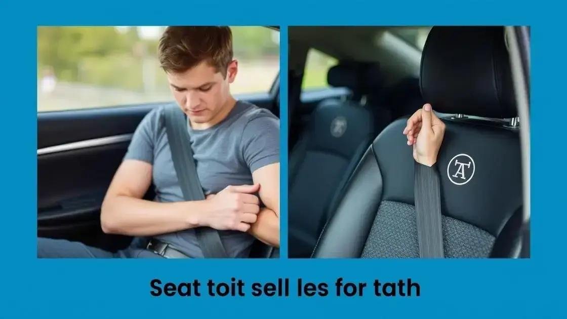 Como usar corretamente o cinto de segurança Como usar corretamente o cinto de segurança