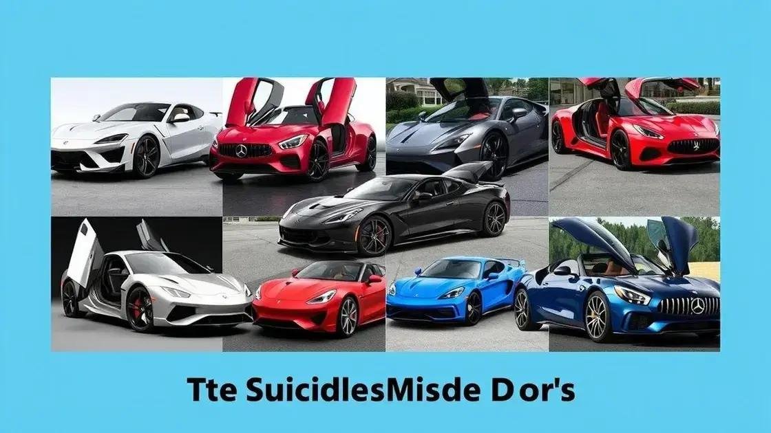 Quais carros utilizam esse tipo de porta? Quais carros utilizam esse tipo de porta?