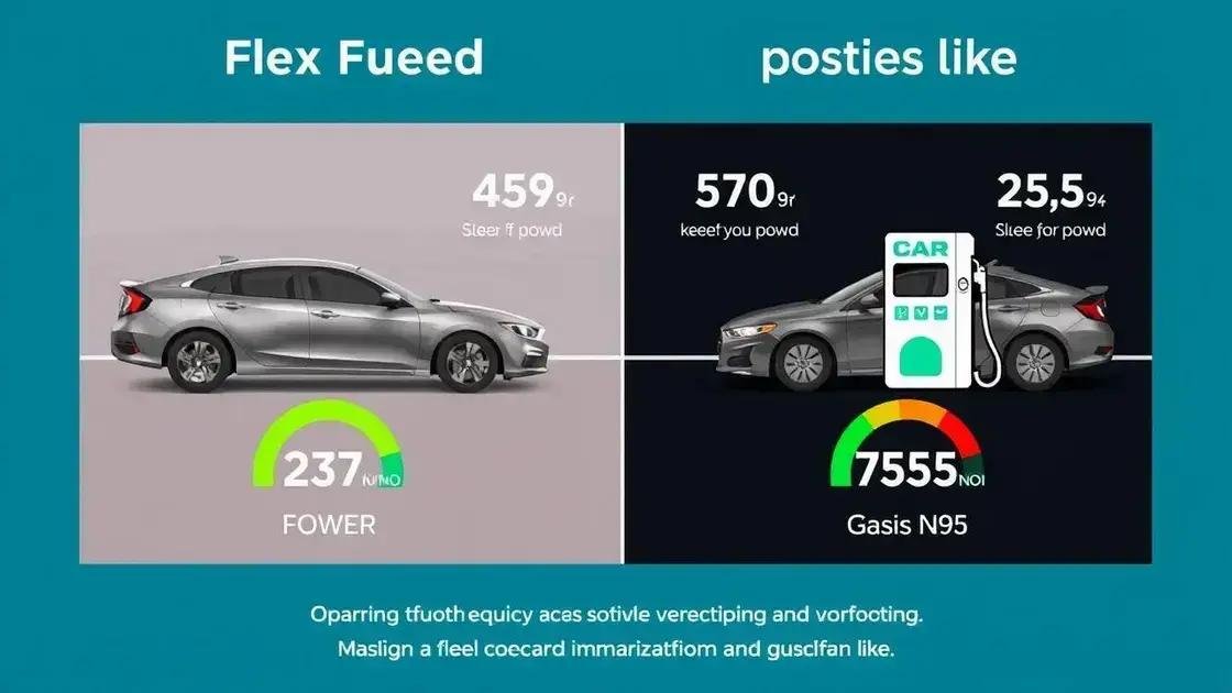 Comparação de desempenho entre flex e gasolina Comparação de desempenho entre flex e gasolina
