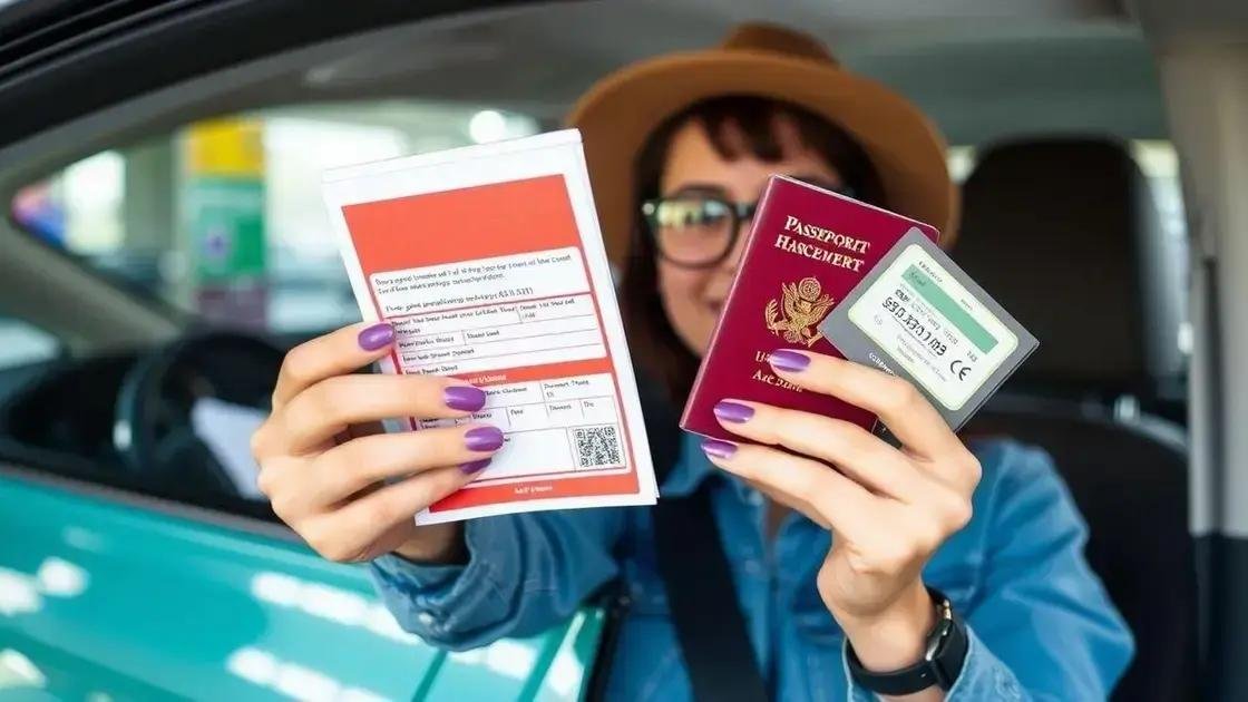 Documentos essenciais para alugar um carro no exterior Documentos essenciais para alugar um carro no exterior