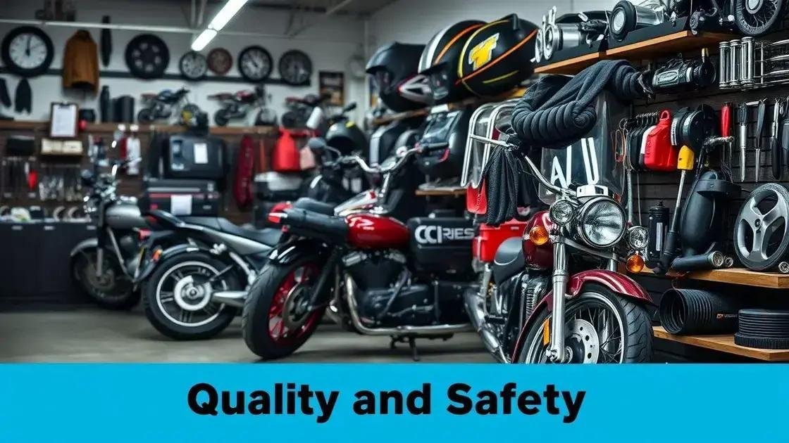 A escolha de peças e acessórios adequados A escolha de peças e acessórios adequados