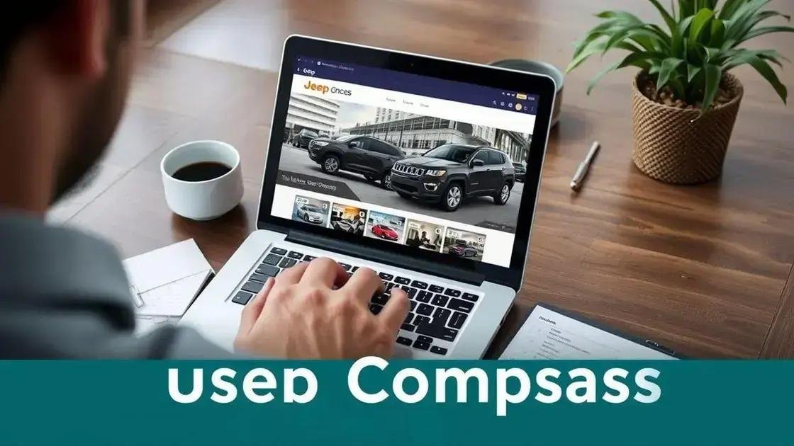 Dicas para encontrar ofertas de jeep compass seminovo Dicas para encontrar ofertas de jeep compass seminovo