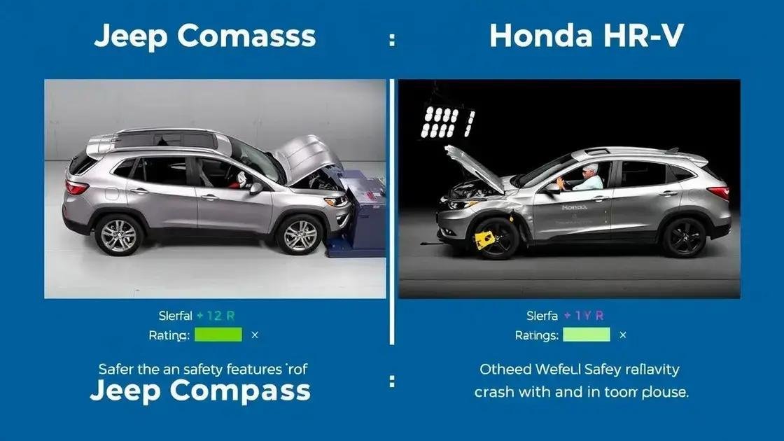 Segurança e avaliações de crash test Segurança e avaliações de crash test