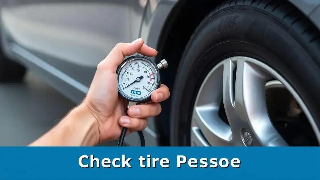 Como saber a pressão ideal para seus pneus Como saber a pressão ideal para seus pneus