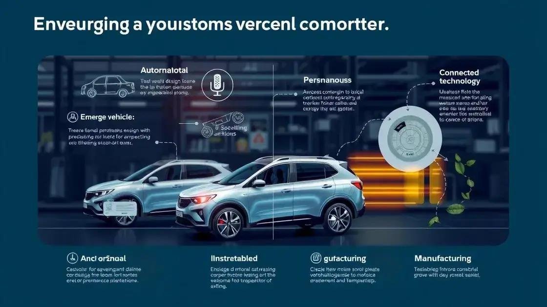 Tendências emergentes na produção de veículos Tendências emergentes na produção de veículos