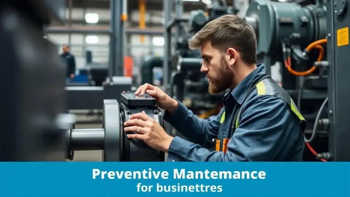 Benefícios da manutenção preventiva para empresas Benefícios da manutenção preventiva para empresas