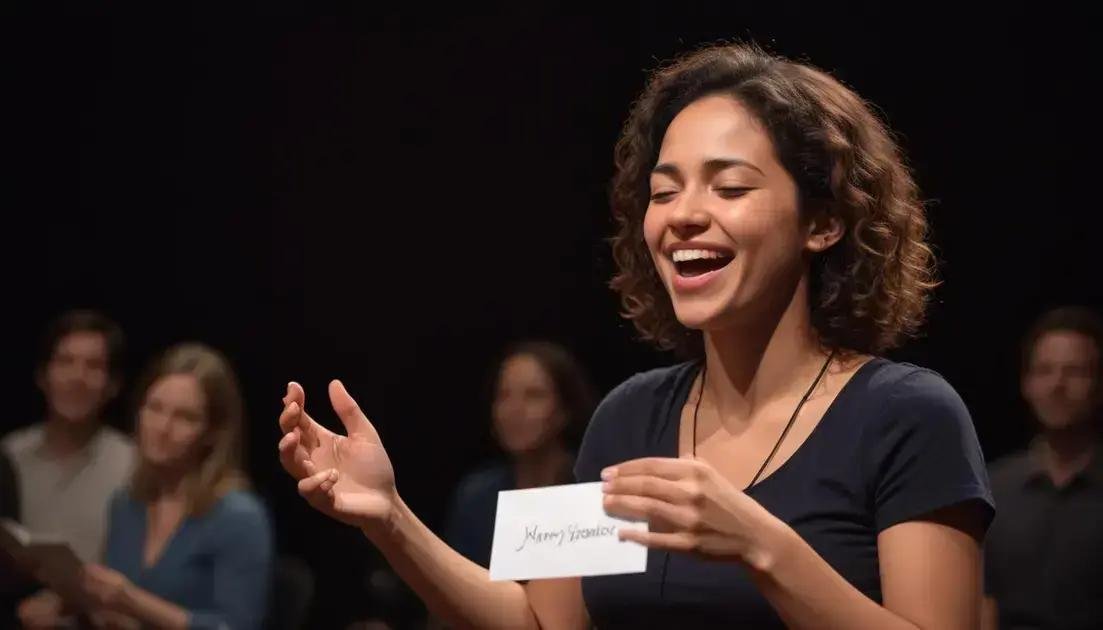 Técnicas práticas para controlar a ansiedade em cena