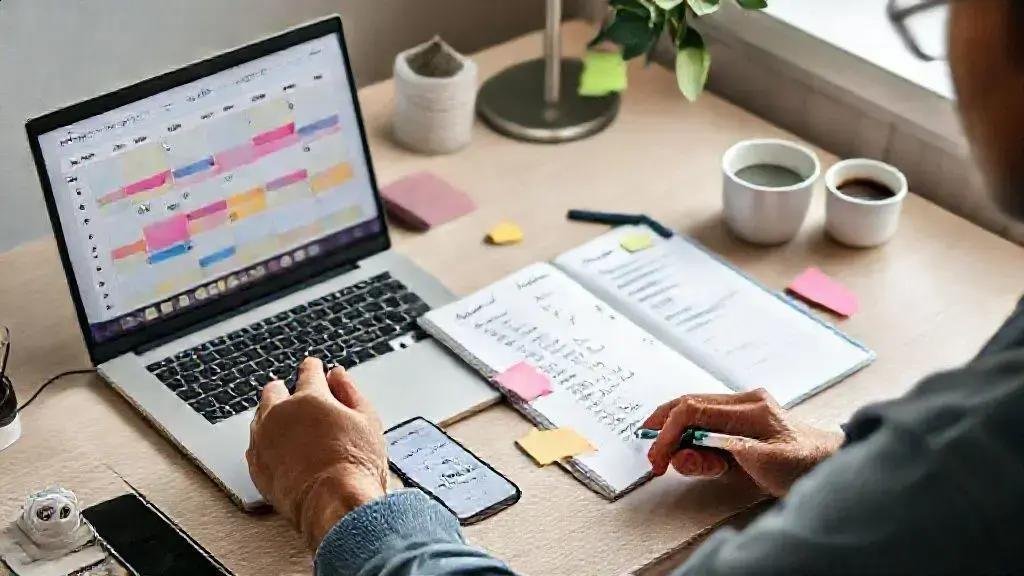Planejamento diário e semanal: criar blocos, metas e rituais