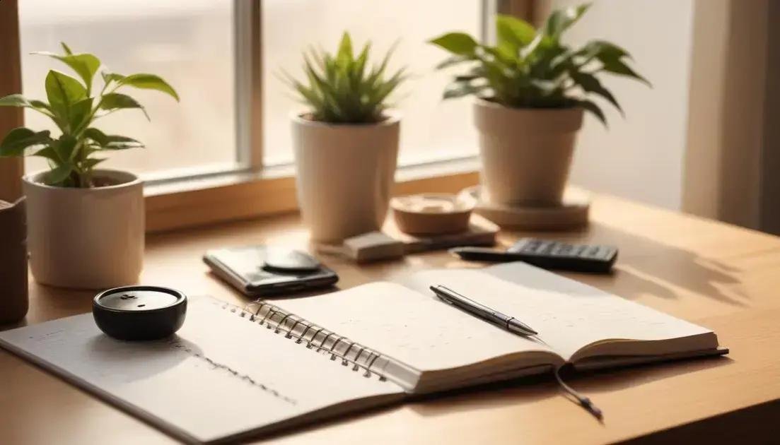 como montar uma rotina simples e sustentável de registro diário